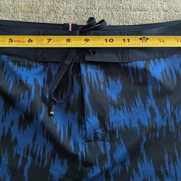 Fourlaps 4laps 8" Board Shorts Rough Stripes Navy Cobalt Blue Size 30 NEW - Picture 9 of 12